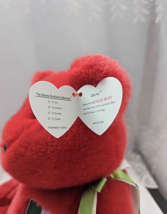 Ty Beanie Buddy Osito the Red Mexico Bear (13in) Australia