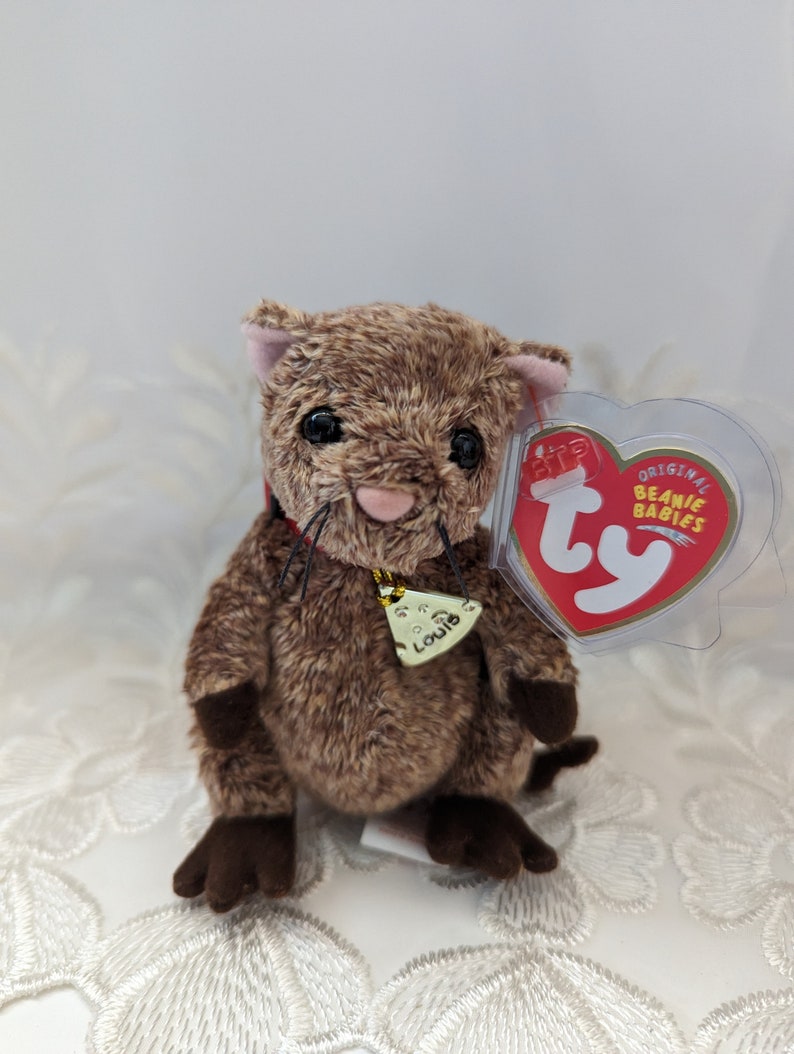 Baby First Tan Ty Beanie Baby - Louis the Mouse From the Garfield Movie (5in) Plush ...