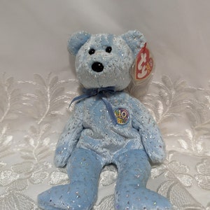 Ty Beanie Baby - Decade The Light Blue Bear