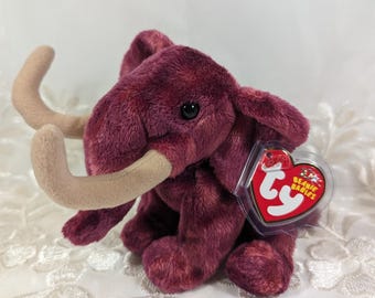 Ty Beanie Baby - Colosso the Red Mammoth (7.5in)