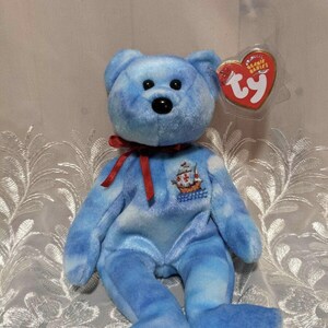 Ty Beanie Baby - Santa Maria l&#39;ours bateau (8,5 pouces)