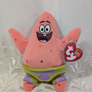 Ty Beanie Baby - Patrick Star from SpongeBob (7in)