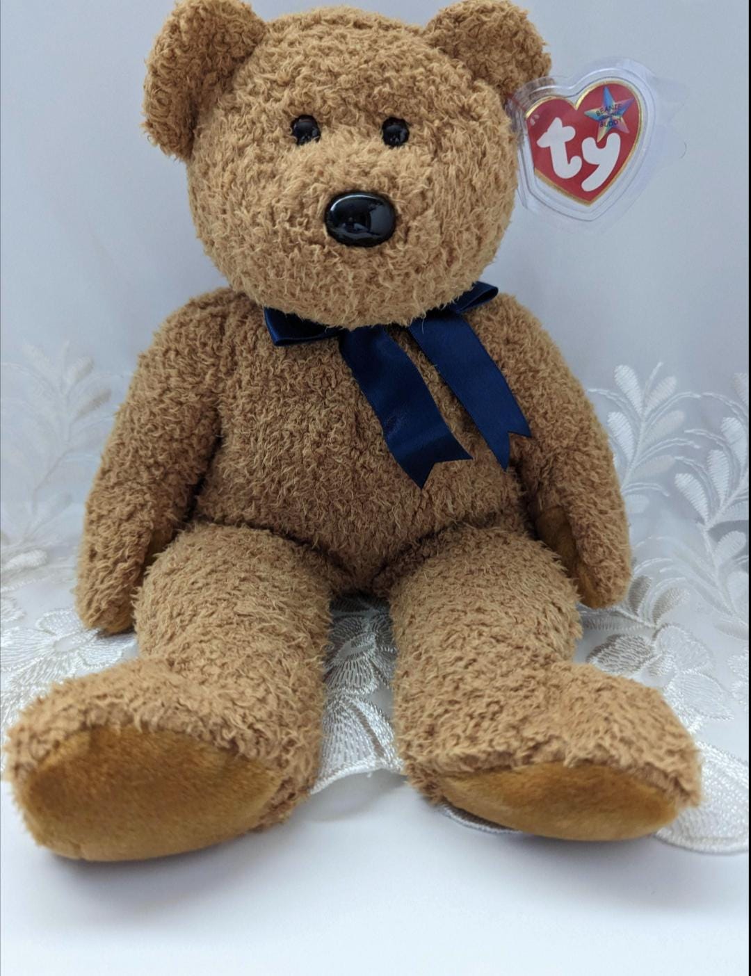 Ty Beanie Buddy Fuzz The Bear 13in - Etsy 日本