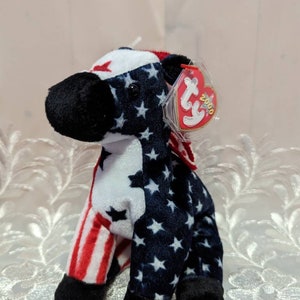 Ty Beanie Babies - Lefty 2000 The Donkey - Mint Vintage  Plush Toy. 6in