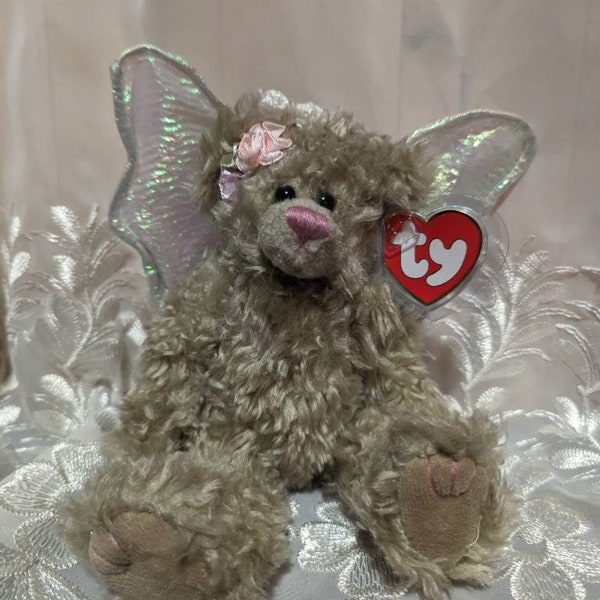 TY Attic Treasure Collection - Rafaella The Angel Bear - Vintage  Plush Toy (8.5in)