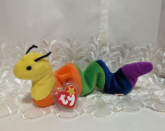 Ty Beanie Baby - Inch The Inchworm (10in) Yarn Antennas