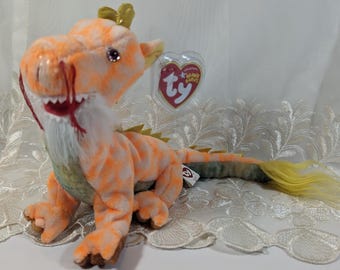 ty ビーニーベイビーズBeanie Baby LOONG the Dragon Ty Beanie Baby Plush Stuffed Dragon - Chinese Zodiac, Mint