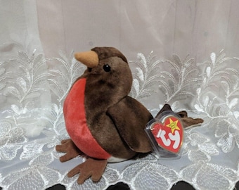 Ty Beanie Baby - Early The Robin Bird (4.5in)