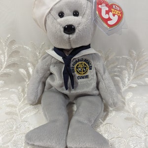Ty Beanie Baby - Ronnie The Sailor Bear (8.5in) *Slight Discoloration*
