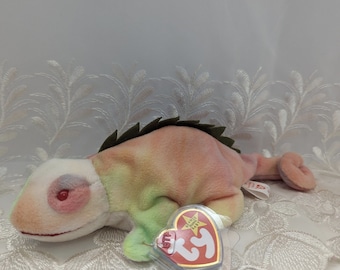 Ty Beanie Baby - Iggy The Multi-colored Iguana (9in)