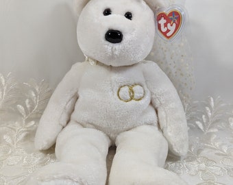 Ty Beanie Buddy - Mrs. The Bride Bear (14in)