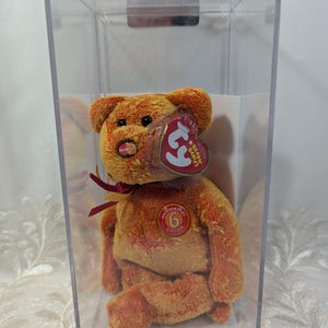 Ty Beanie Baby - MC Mastercard Bear met kaart, jubileumeditie #6 (exclusief creditcard) (8,5 inch)