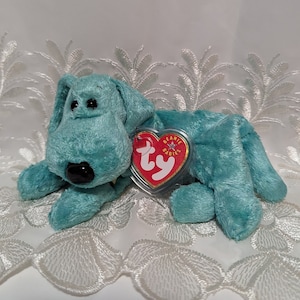 Ty Beanie Baby - Diddley The Green Dog (8in)