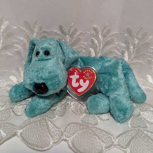 Ty Beanie Baby - Diddley The Green Dog (8in)