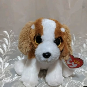 Ty Beanie Babies Barker The Puppy Dog - Mint Plush Toy 6 In.