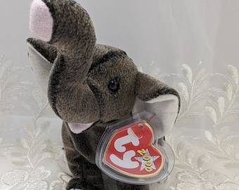 Ty Beanie Baby - Trumpet The Elephant (8in)