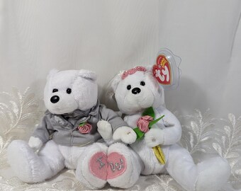 ty ぬいぐるみ クリスマス　ウェディング　テディベア Ty Beanie Baby「1998 ホリデーテディ」クリスマスベア（8.5