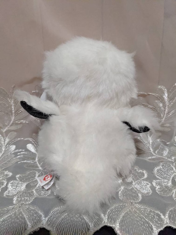 【希少•入手困難】tyビーニーベイビーズ 白フクロウぬいぐるみ　※限定品 Ty ビーニーブーズ オースティン ホワイト フクロウ グリッターアイ