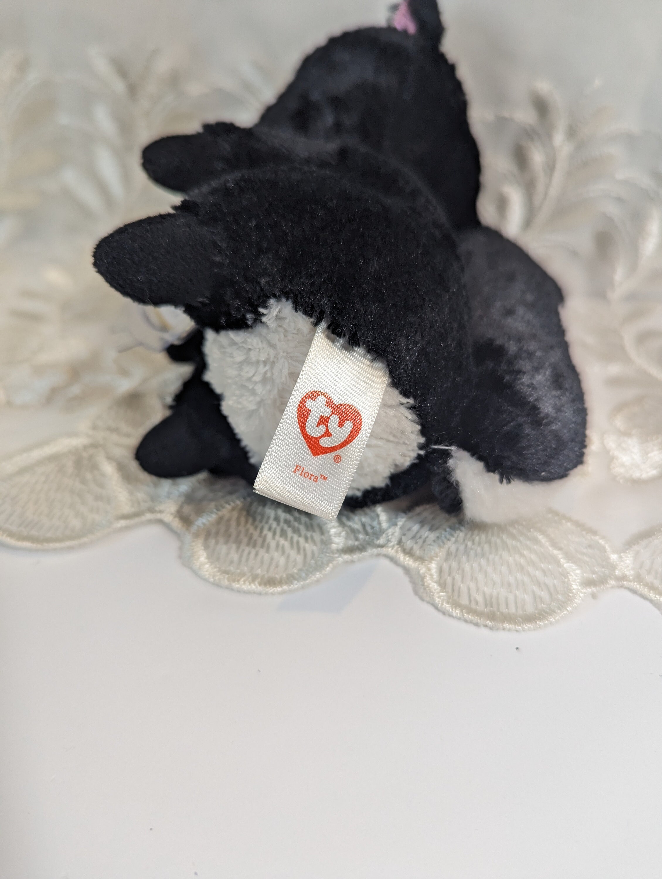 Ty Beanie Boo Flora The Skunk 6 pulgadas Ojos raspados Etsy Mexico