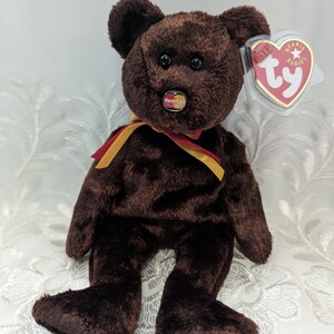 Ty Beanie Baby - M.C. Beanie De bruine Mastercard-beer (8,5 inch)