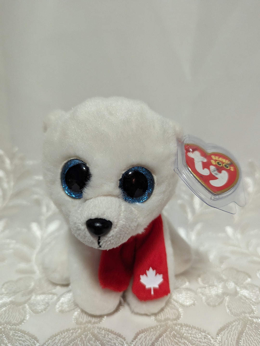 Stuffed Animal Tundra The Polar Bear Beanie Boo TY Beanie Boos