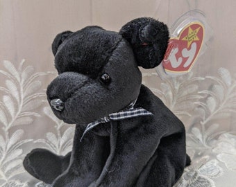 Ty Beanie Baby - Luke The Black Labrador Dog (5in)