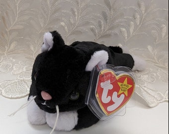 Ty Beanie Baby - Zip II The Black Cat - 30th Anniversary (8in)