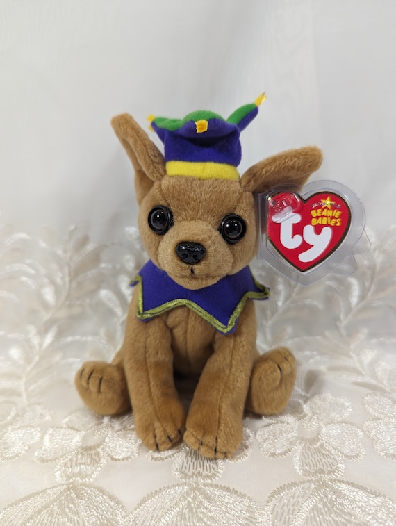 Ty Beanie Baby - Punchline the Jester Chihuahua (6in) - Etsy