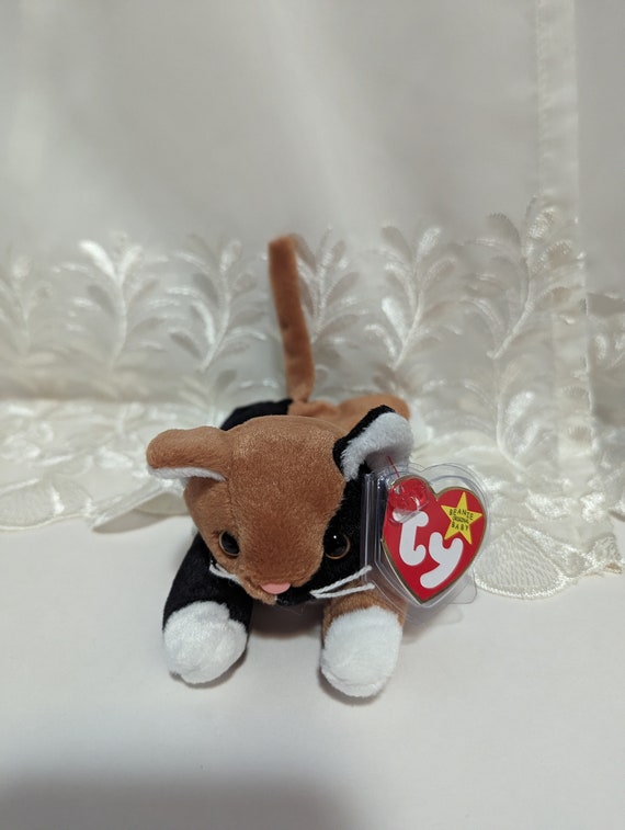 Ty Beanie Baby - チップ・ザ・キャット (8インチ) インドネシア製