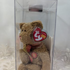 Ty Beanie Baby - MC Mastercard Bear met kaart, jubileumeditie #4 (exclusief creditcard) (8,5 inch)
