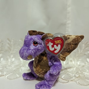 Ty Beanie Baby - Legend The Purple Dragon (6in)
