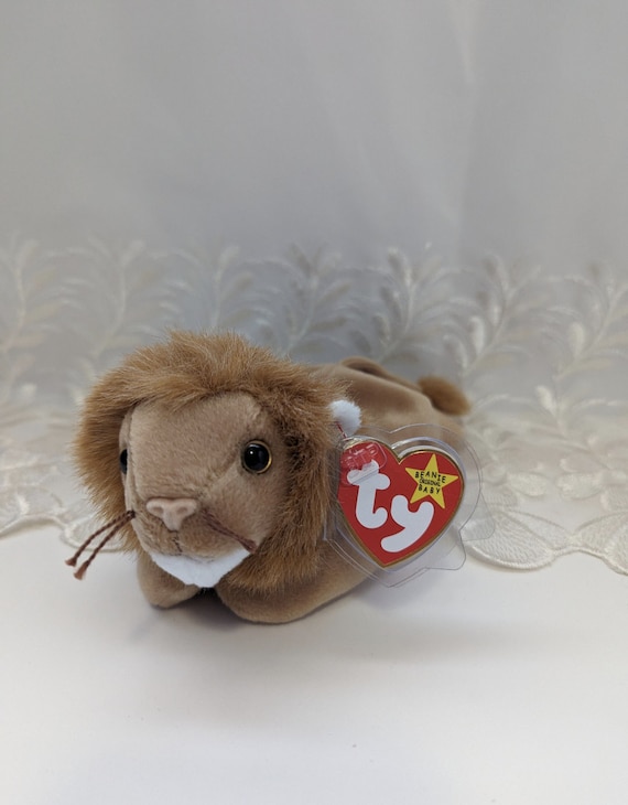 Ty Beanie Baby - Roary the Lion (8.5in) - Etsy