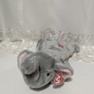 Ty Beanie Buddy - Righty The Gray Elephant (14in)