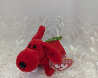 Ty Jingle Beanie - Rover The Red Dog (5in) Christmas Tree Decor