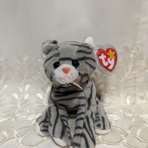 Ty Beanie Baby - Silver II The Cat (6in) 30th Anniversary