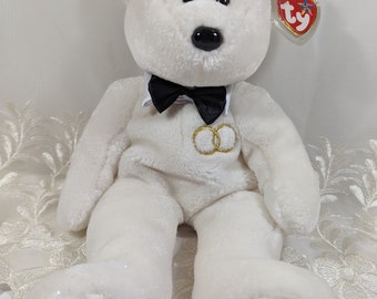 Ty Beanie Buddy - Mr. The Groom Bear (14in) Near Mint Tag