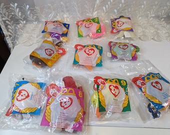 Ty teenie beanies - 1997 McDonald&#39;s Happy Meal Toys In Original Packaging  (sold as set or individual)