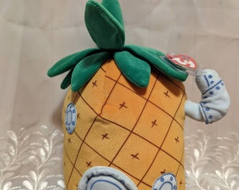 【入手困難】tyビーニーベイビーズ スポンジボブ　ぬいぐるみ 2025年最新】スポンジボブ tyの人気アイテム - メルカリ