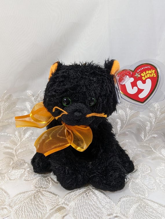 Halloween cat beanie baby discount