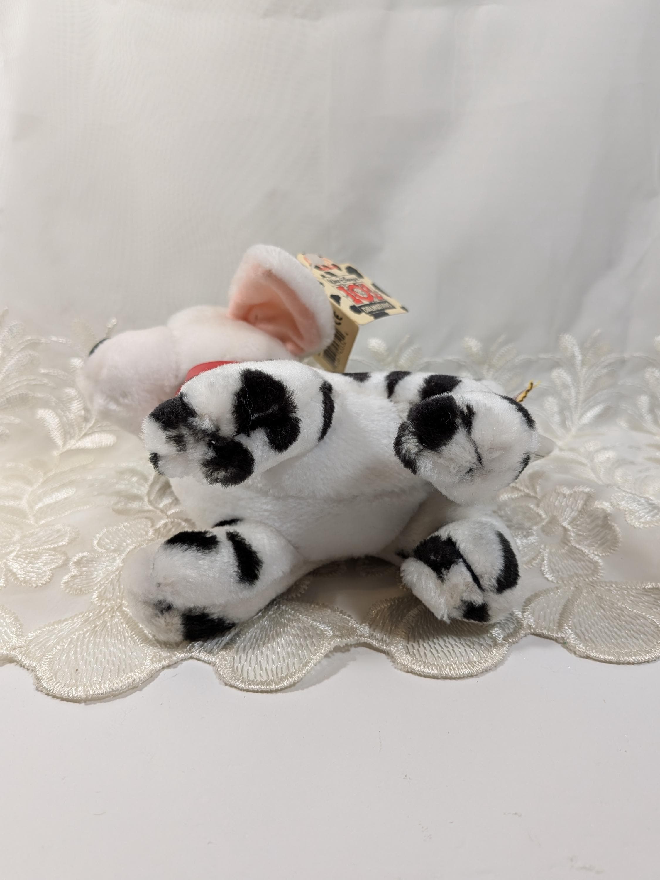 フランスアンティーク　ヴィンテージ 101匹わんちゃんぬいぐるみ 拍手 - ディズニー 101匹わんちゃんのダルメシアン（6インチ