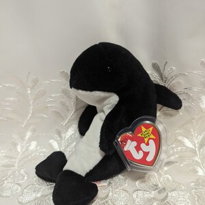Ty Beanie Baby - Waves The Whale Bei einem Sendefehler (17,8 cm)