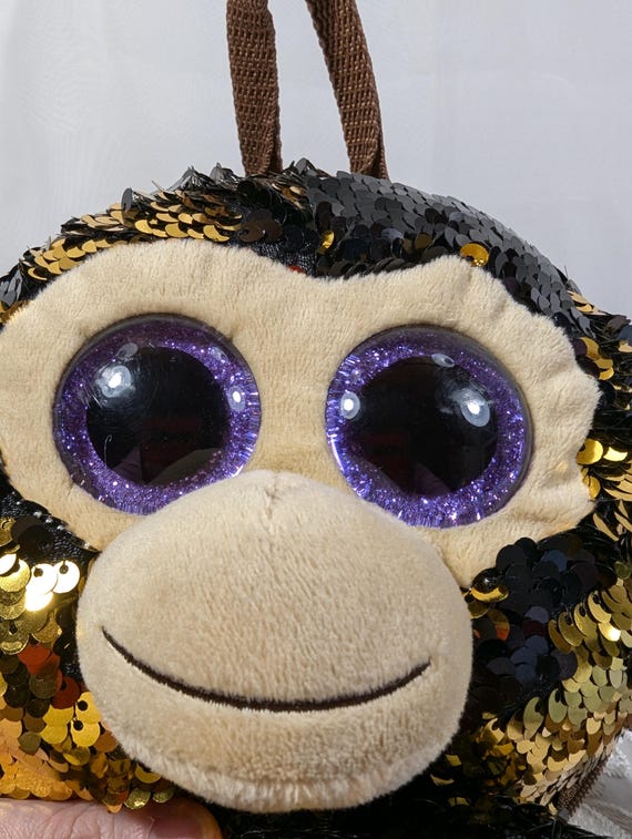 Ty Beanie Boo Sequin Backpack - 8" Multicolor Color-Changing Reversible Kids Bag - View #2