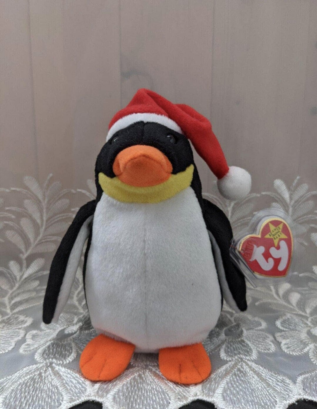 Ty Beanie Baby Zero The Christmas Penguin 6in