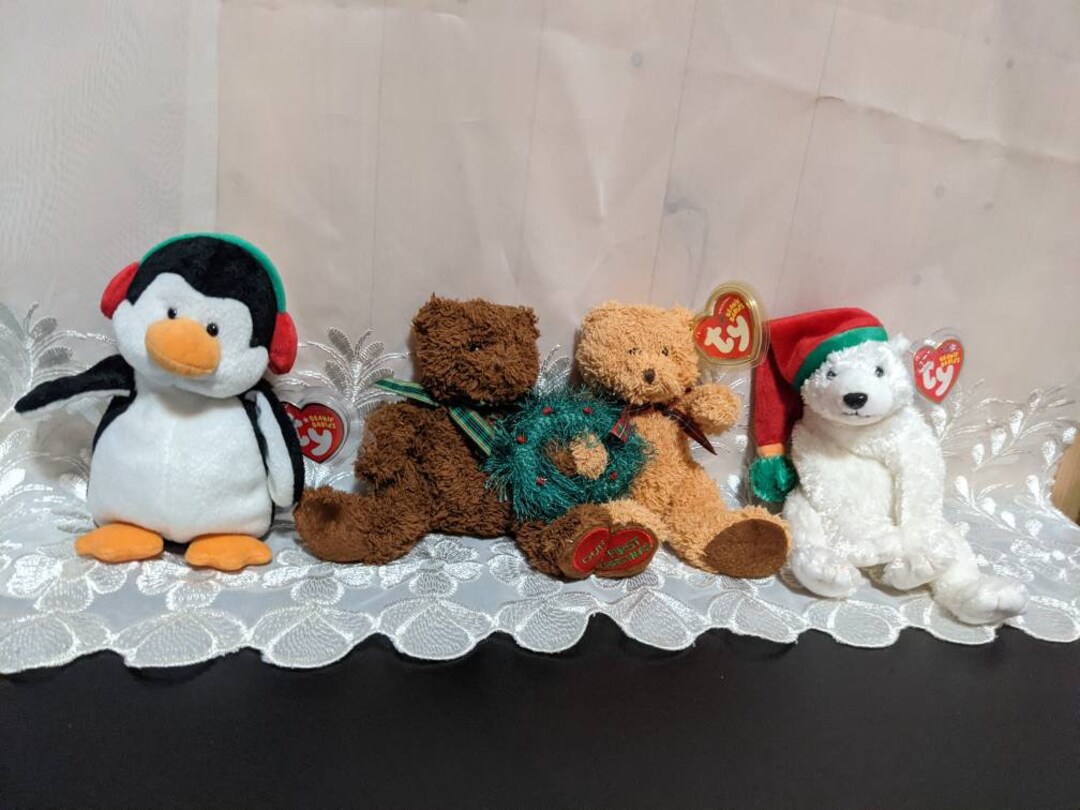 Ty Beanie Babies Christmas Plush Choose From Snowbank the Etsy