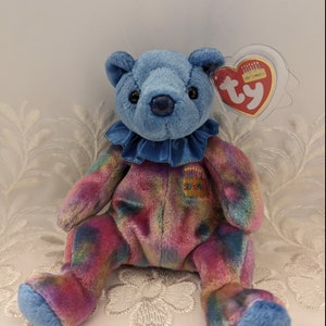 Ty Beanie Baby - September The Birthday Clown Bear (6in)