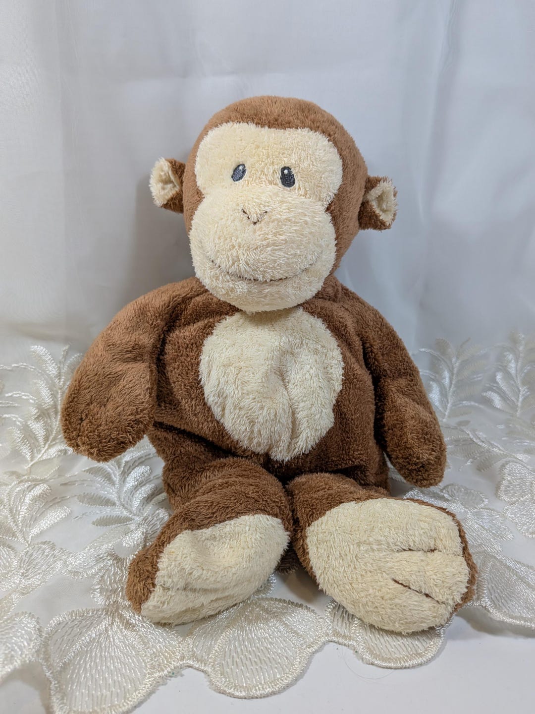 Ty Pluffies Dangles the Brown Monkey *rare* (11in) No Hang  Norway