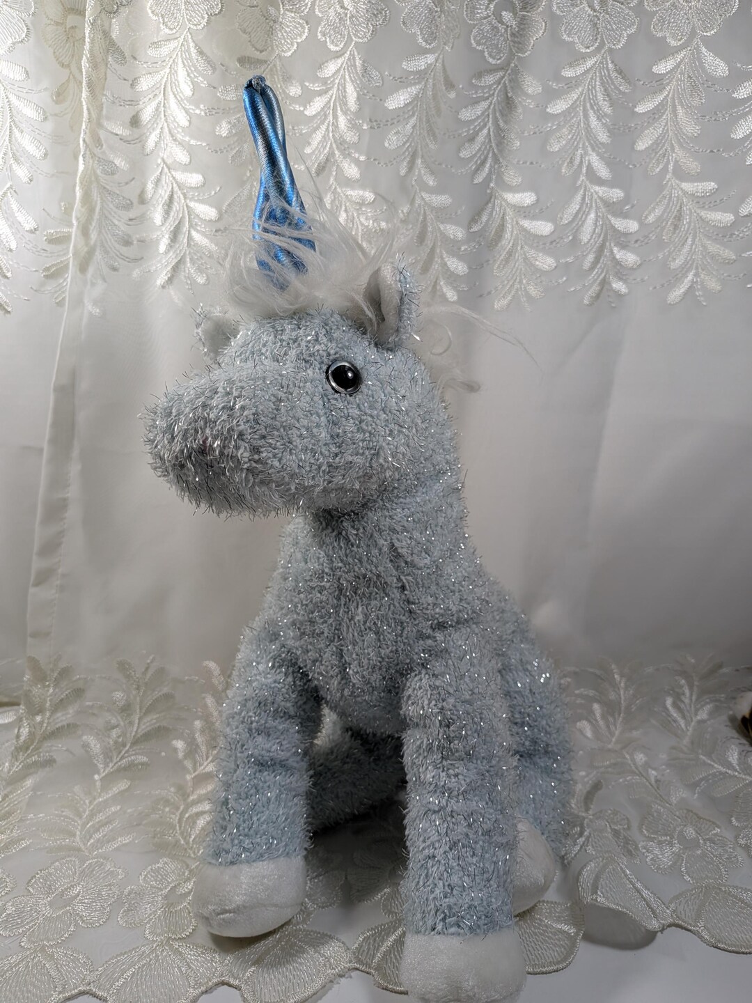 Ty Classic Collection - Galaxy the Blue Unicorn (13 In) No Tag - Etsy