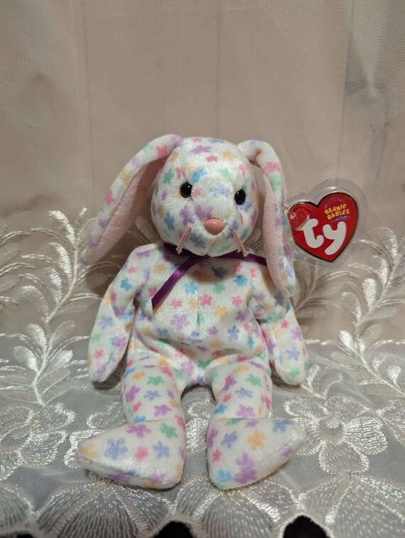 Ty Beanie Babies Springfield the Bunny Rabbit Mint Vintage Plush Toy 8.5in  