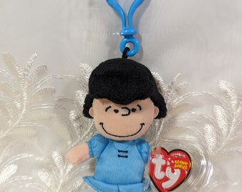 Ty Beanie Baby clip - Lucy from the Peanuts Comic (4.5in)
