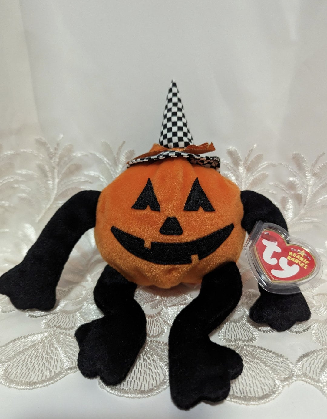 Ty Beanie Baby Trick Treat the Halloween Pumpkin (6in)